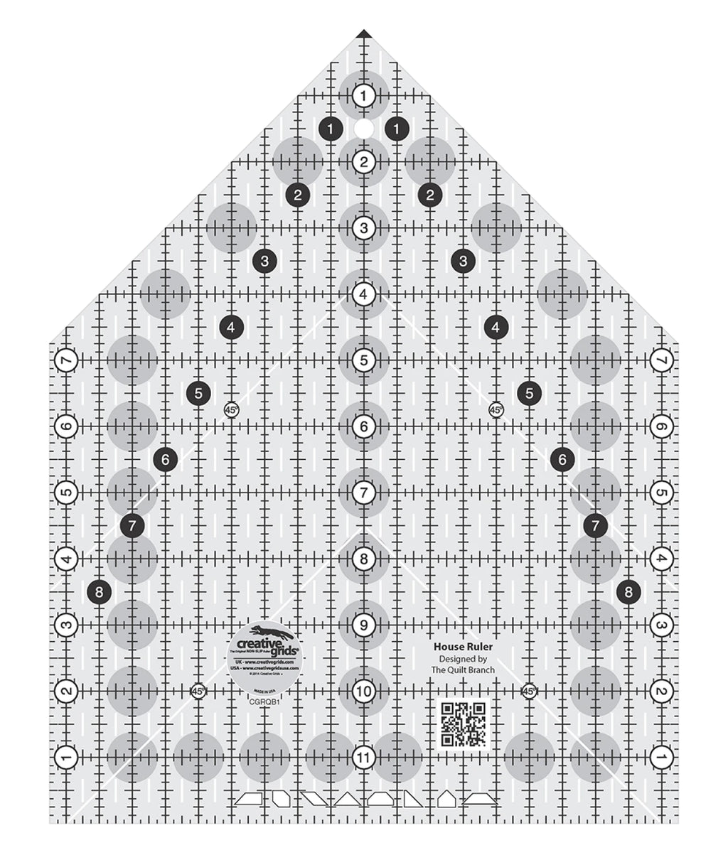 Creative Grids® House Quilt Ruler
