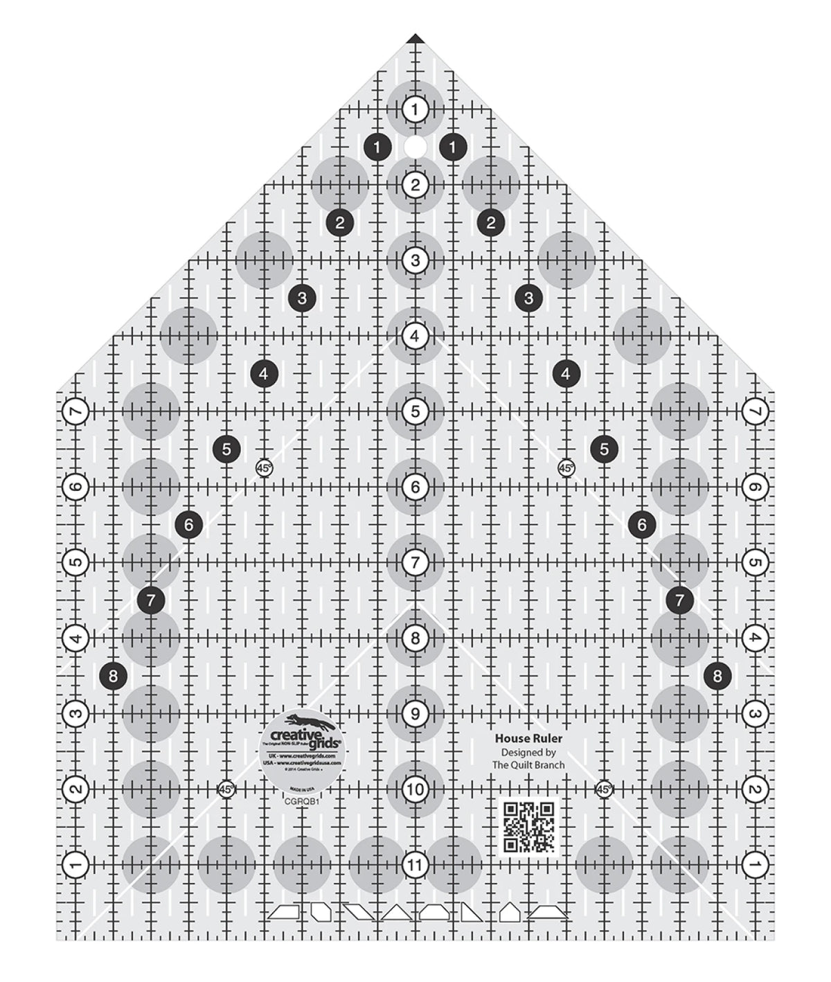 Creative Grids® House Quilt Ruler