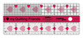 Creative Grids® I Love My Quilt Friends Mini Quilt Ruler 2-1/2in x 6in Rectangle