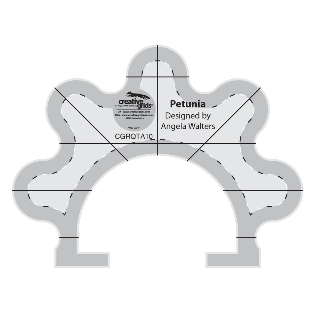 Creative Grids® Machine Quilting Tool Petunia