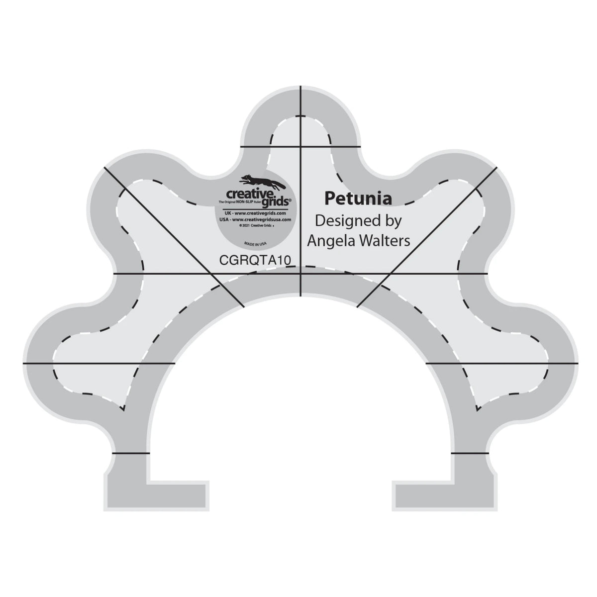 Creative Grids® Machine Quilting Tool Petunia