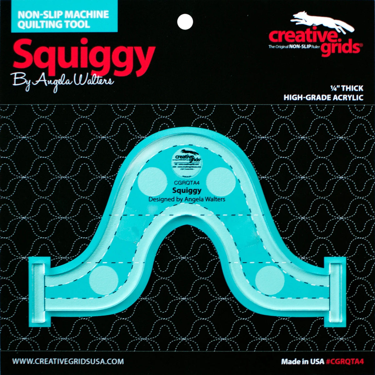 Creative Grids® Machine Quilting Tool Squiggy