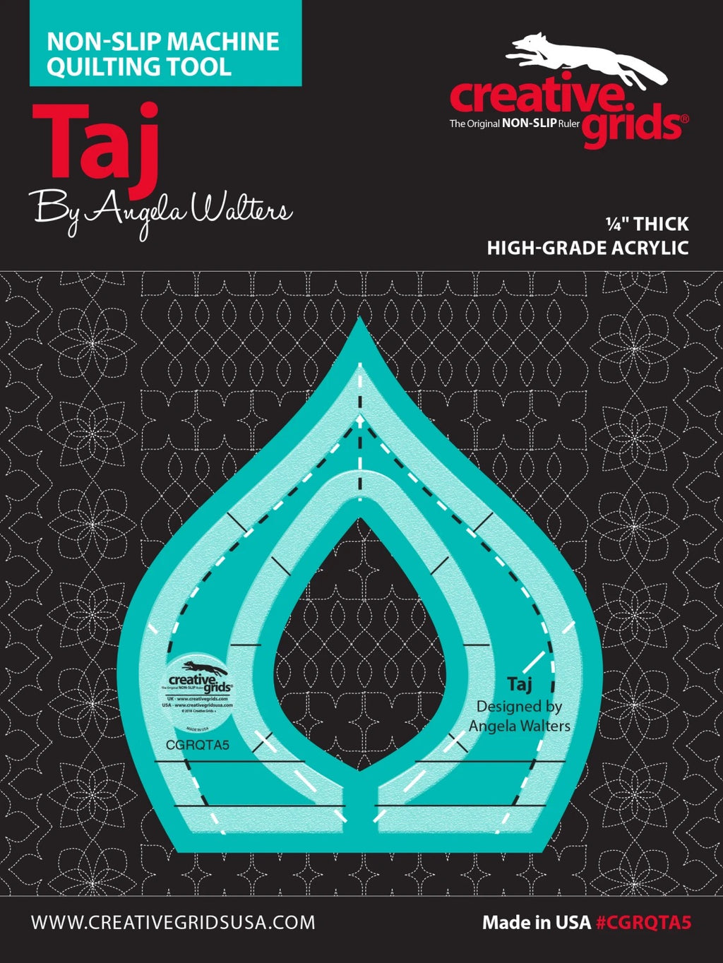 Creative Grids® Machine Quilting Tool Taj