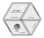 Creative Grids® Quilt Ruler 4-in-1 Hexie