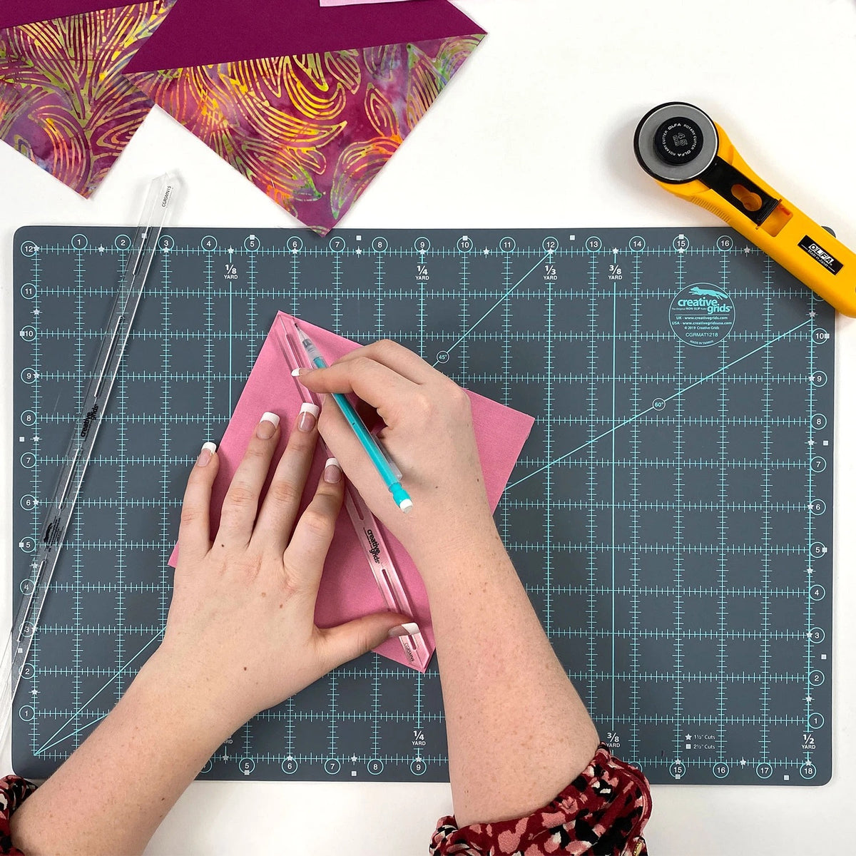 Creative Grids® Quilt Ruler 9in Seam Guide Tool, 6pk.