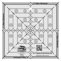 Creative Grids® Quilt Ruler 6-1/2in Square It Up or Fussy Cut Square