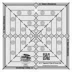 Creative Grids® Quilt Ruler 6-1/2in Square It Up or Fussy Cut Square