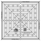 Creative Grids® Quilt Ruler 8-1/2in Square It Up or Fussy Cut Square