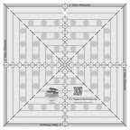 Creative Grids® Quilt Ruler 9-1/2in Square It Up or Fussy Cut Square