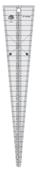 Creative Grids® Quilt Ruler 10 Degree Triangle