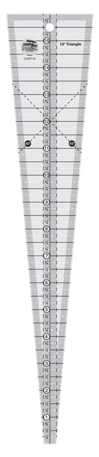 Creative Grids® Quilt Ruler 10 Degree Triangle