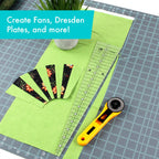 Creative Grids® Quilt Ruler 10 Degree Triangle