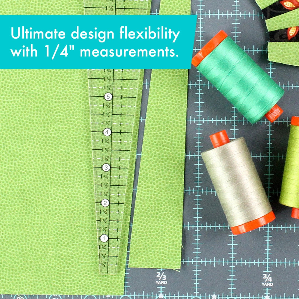 Creative Grids® Quilt Ruler 10 Degree Triangle