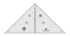 Creative Grids® Quilt Ruler 90 Degree Quarter-Square Triangle