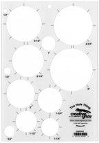 Creative Grids® Quilt Ruler The Hole Thing Template Plastic, 6pk