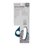 Perfect Scissors™ Dark Teal 8-1/2in Bent Handle Micro-Serrated Non-Slip Blade