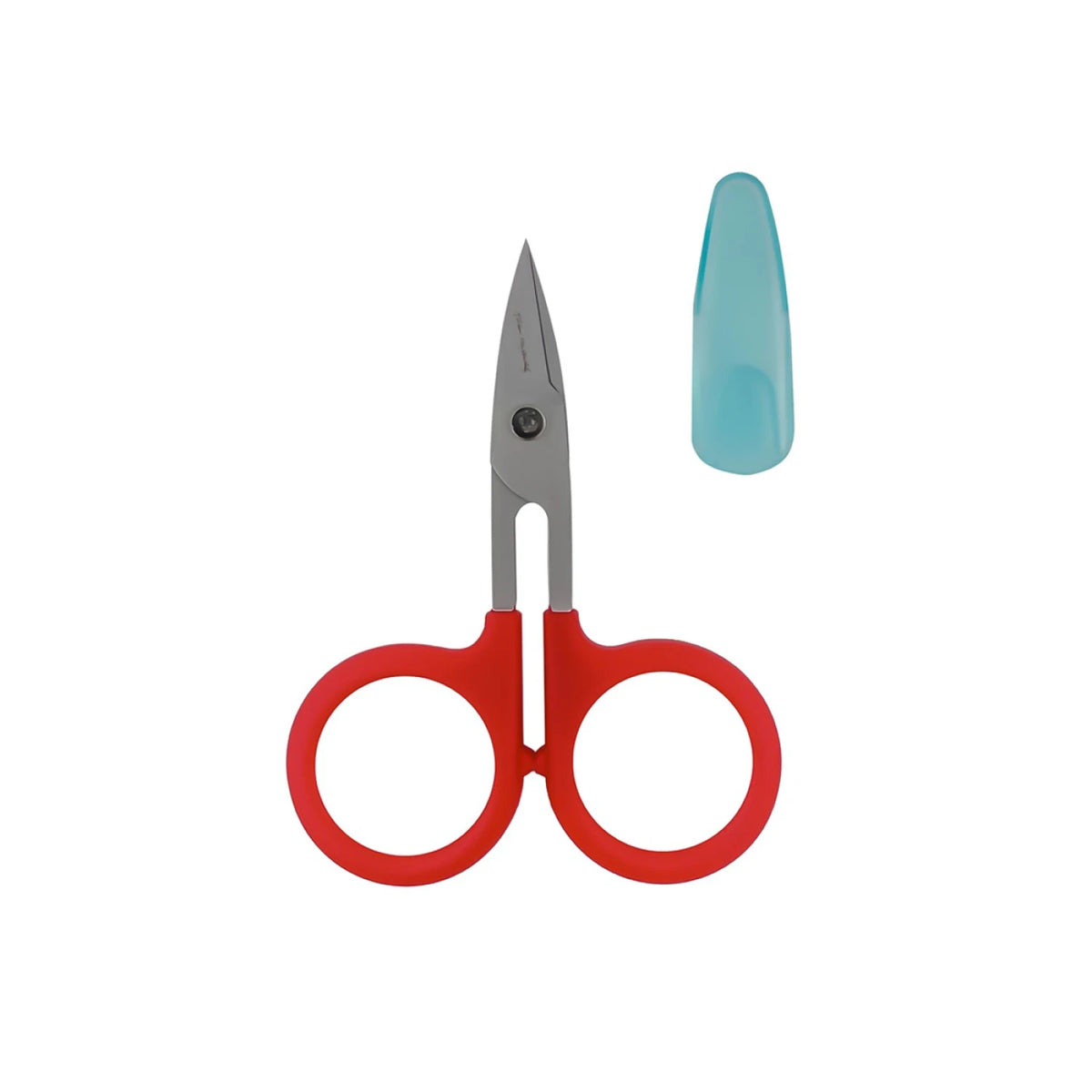 Perfect Scissors™ Red 3-3/4in Small curved Micro-Serrated Non-slip Blade