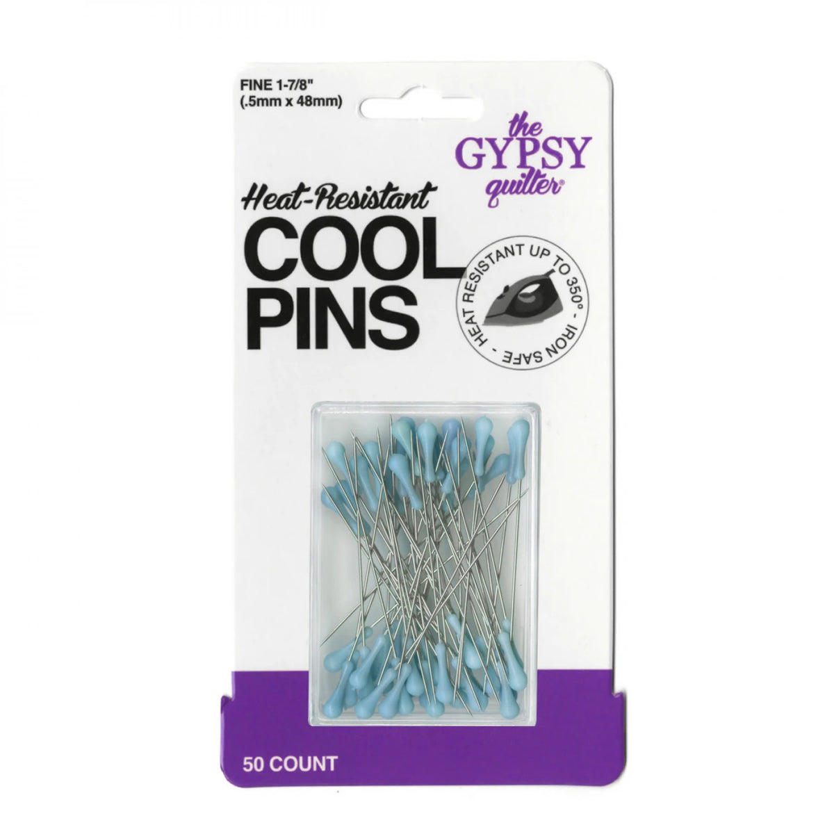 The Gypsy Quilter® Cool Pins Bohemian Blue  50pc