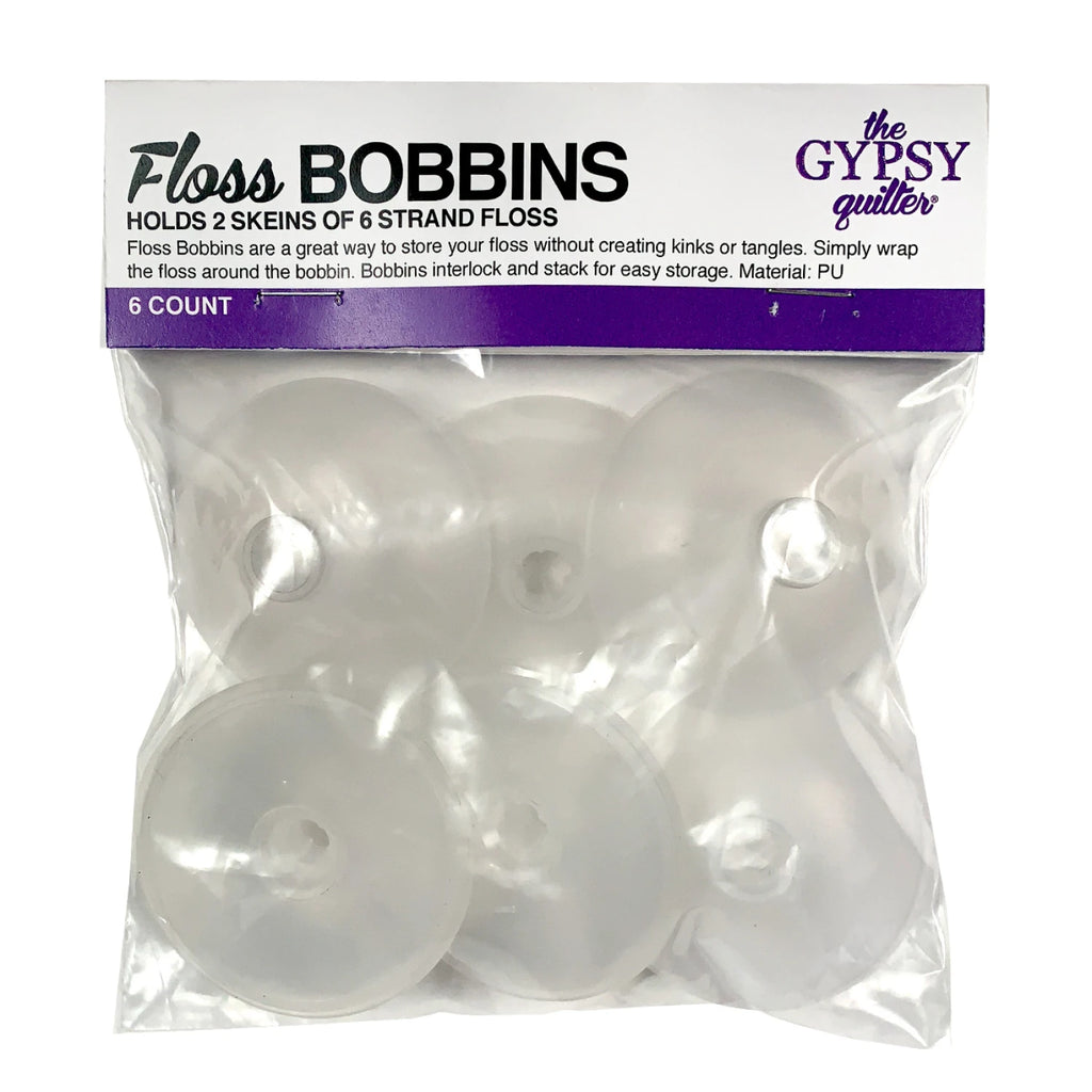 The Gypsy Quilter® Floss Bobbins 6ct