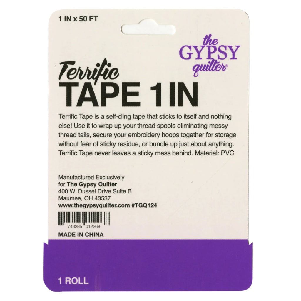 Gypsy Quilter® Terrific Tape 1in