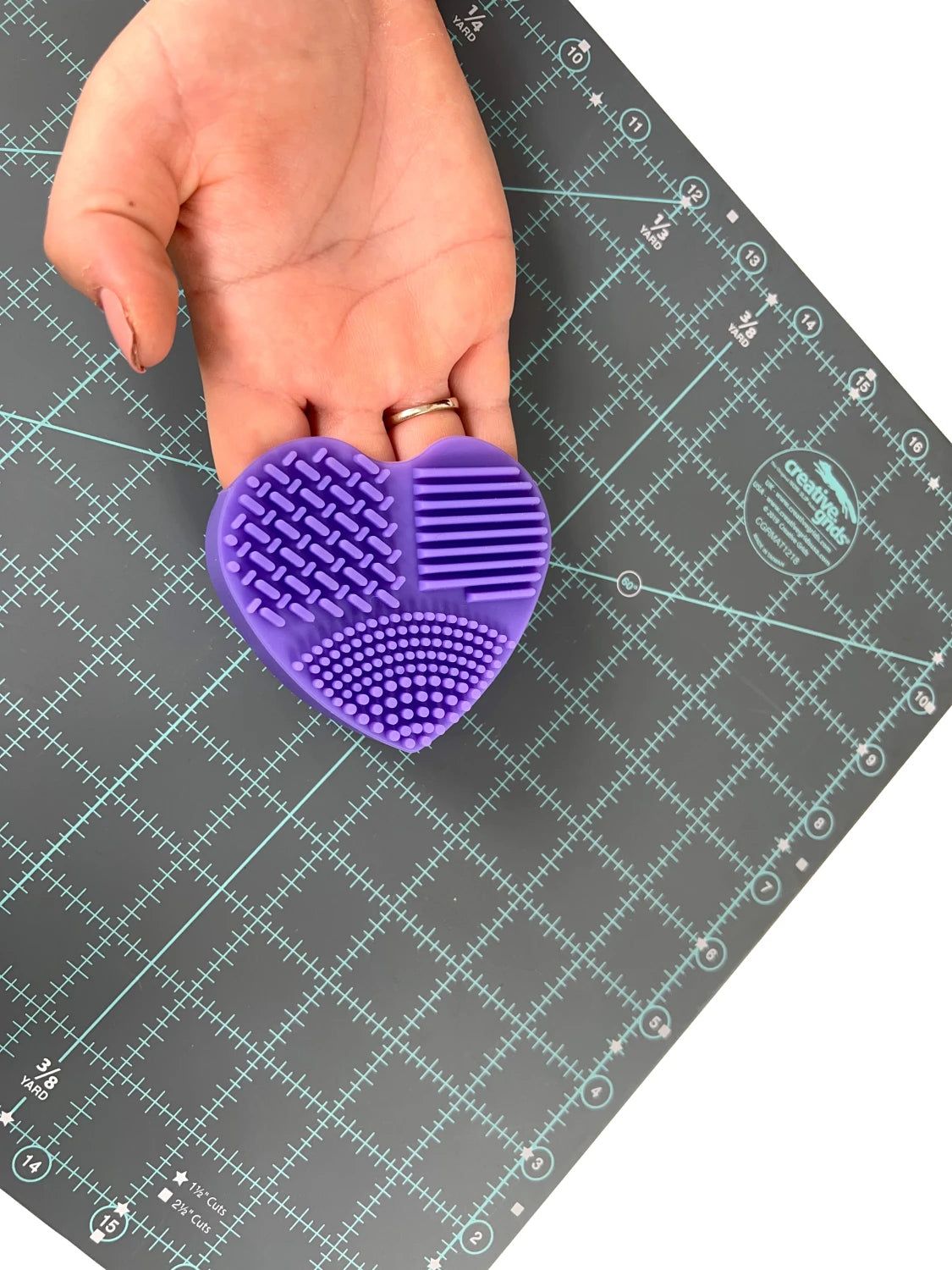 The Gypsy Quilter® Mat Cleaning Pad Heart Shaped 3-1/4in x 1in