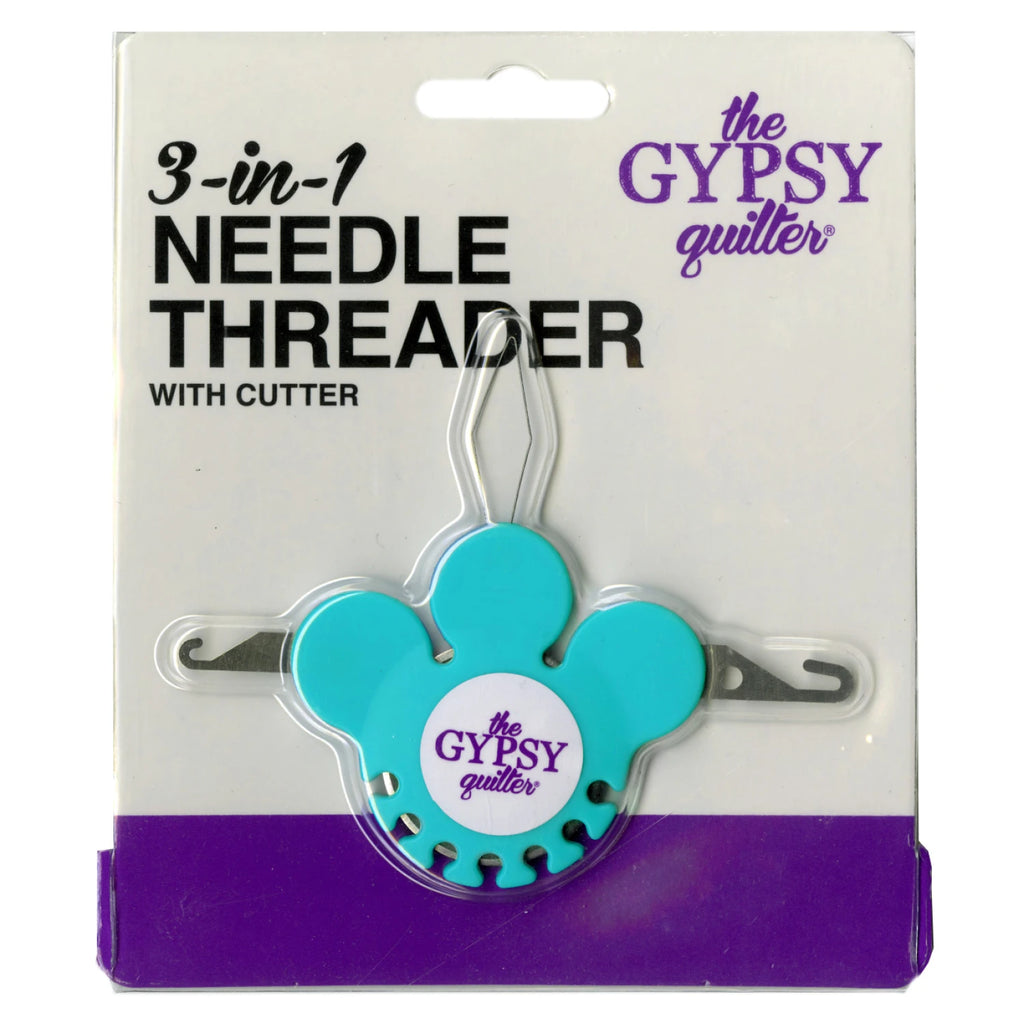 The Gypsy Quilter® 3 In 1 Needle Threader with Cutter