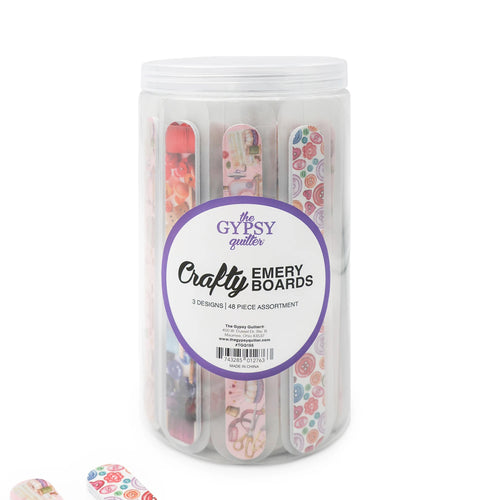 Crafty Emery Boards 48pc Assortment in Canister