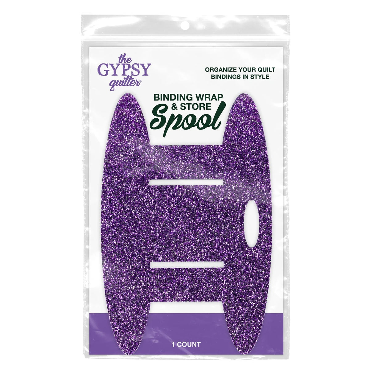 Binding Wrap and Store Spool Purple