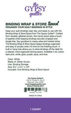 Binding Wrap and Store Spool White