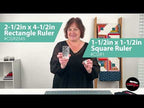 Creative Grids® Quilt Ruler 2-1/2in x 4-1/2in Rectangle