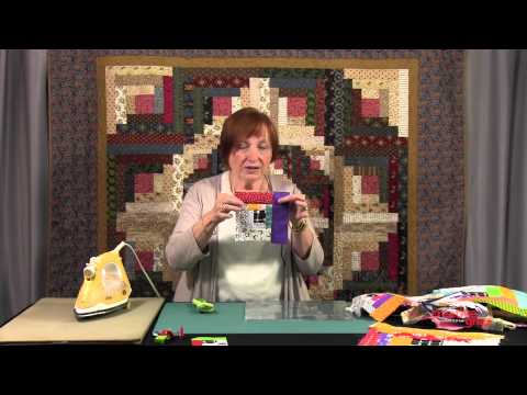 Creative Grids® Quilt Ruler Log Cabin Trim Tool Two 6in & 12in Blocks