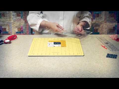 Creative Grids® Quilt Ruler Log Cabin Trim Tool for 8in Finished Blocks