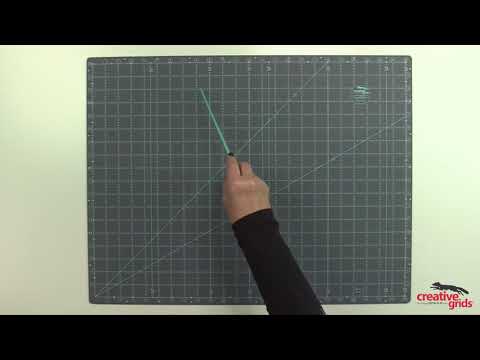 Creative Grids Self-Healing Double Sided Rotary Cutting Mat 6in x 8in