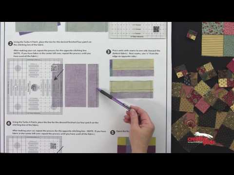 Creative Grids® Quilt Ruler Turbo 4-Patch Template