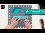Creative Grids® Quilt Ruler 60 Degree Tiny Diamond