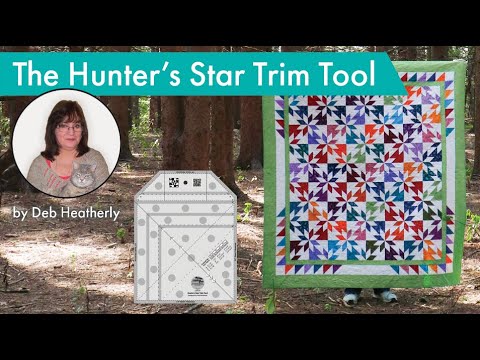 Creative Grids® Quilt Ruler Hunter's Star Trim Tool