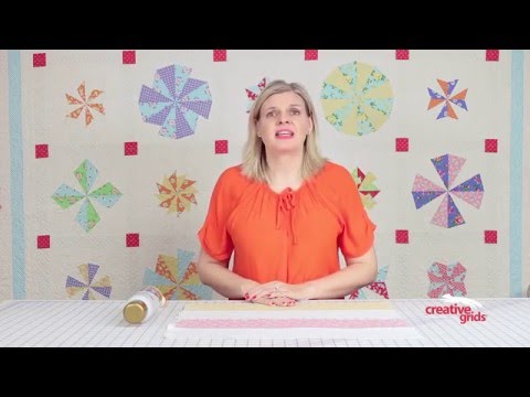Creative Grids® Quilt Ruler Starburst 30 Degree Triangle 9-1/2in