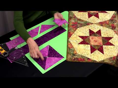 Creative Grids® Quilt Ruler 90 Degree Quarter-Square Triangle