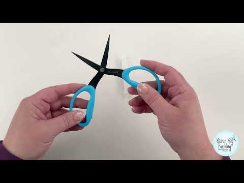 Perfect Scissors™ Blue 6in Medium Micro-Serrated Non-slip Blade