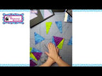 Creative Grids® Quilt Ruler 2 Peaks in 1 Triangle