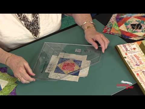 Creative Grids® Quilt Ruler Pineapple Trim Tool for 6, 8 or 10in Finished Blocks