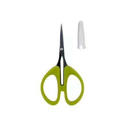 Perfect Scissors&trade; Green 4-3/16in Small Micro-Serrated Non-Slip Blade