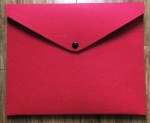Red Felt Pouch